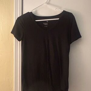 Faded Glory Women's Classic Black Short Sleeve Tee